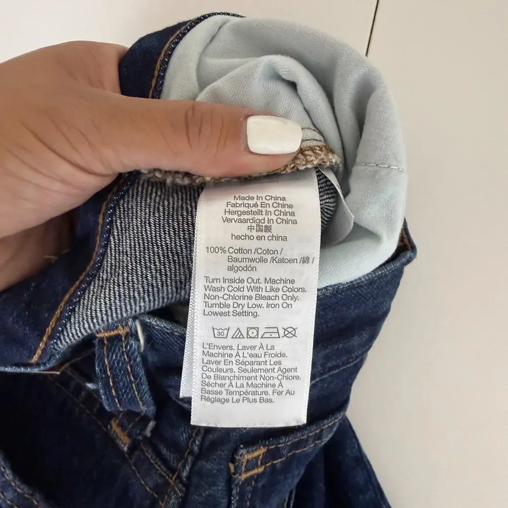 Madewell Baggy Tapered Jeans in Dressler Wash High Rise - 26